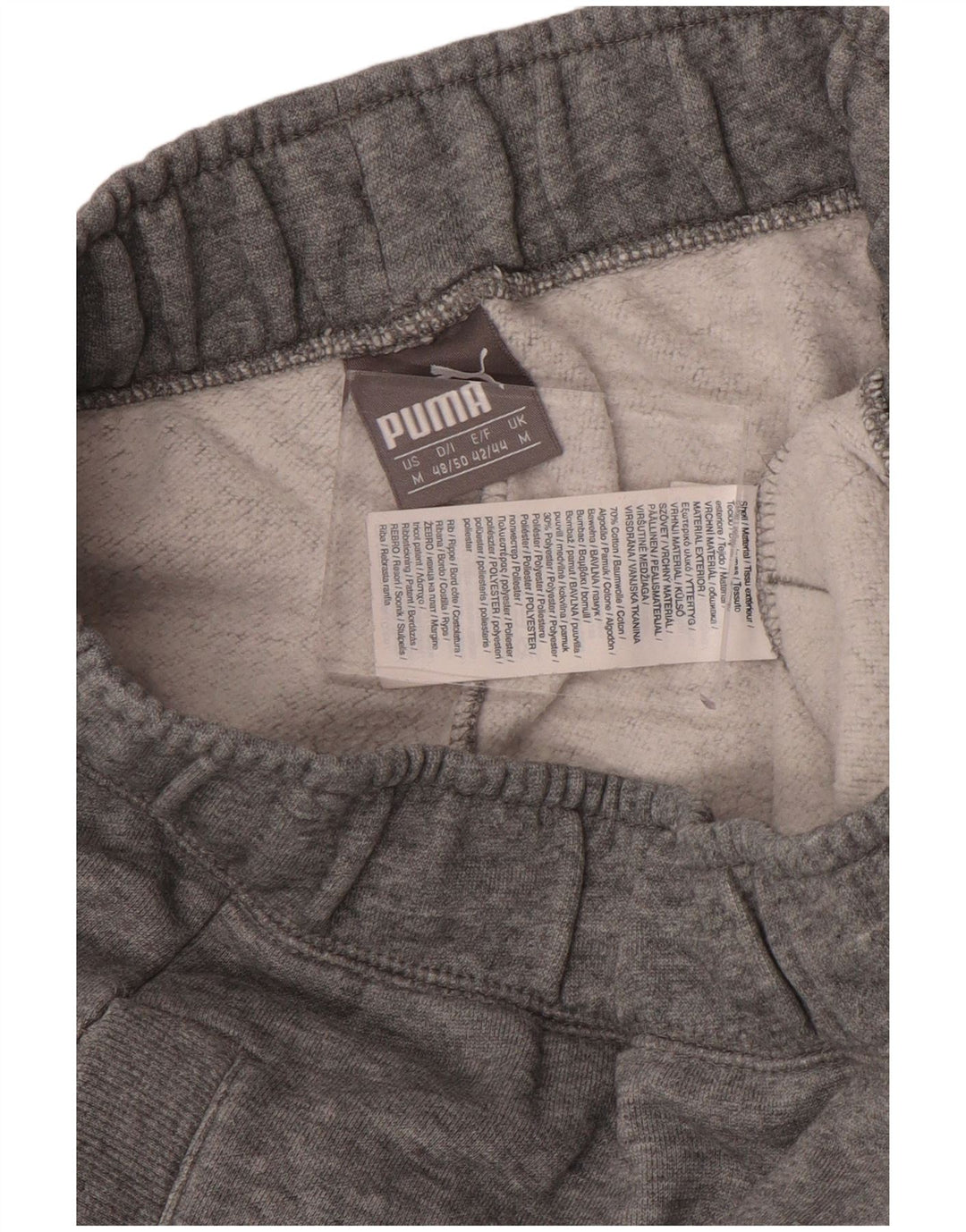 Puma Pantalon de Survêtement Joggers Homme Gris Moyen Cotton Sports