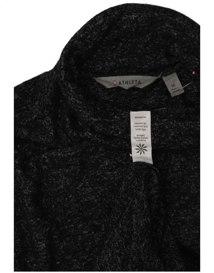 Athleta Robe pull à col roulé pour femme UK 44 - Rayonne mouchetée bleu marine moyen