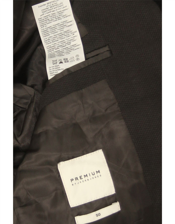 Jack & Jones Veste Blazer 2 Boutons Homme EU 50 Grand Noir Polyester