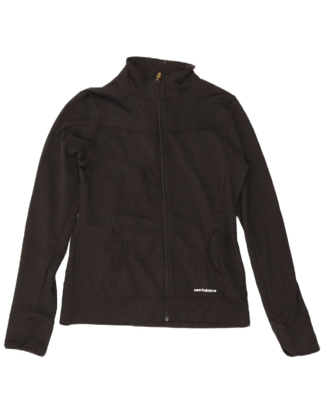 New Balance Veste de survêtement pour femme UK 12 Medium Noir Polyester