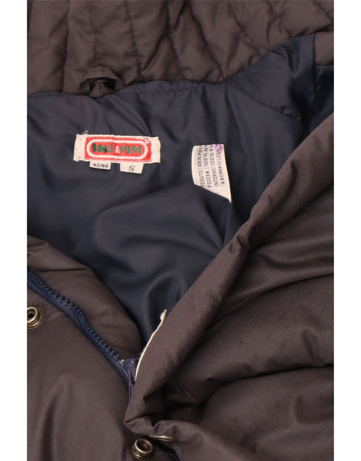 Vente E Pepe Manteau Rembourré Homme UK 36 Petit Gris Polyester