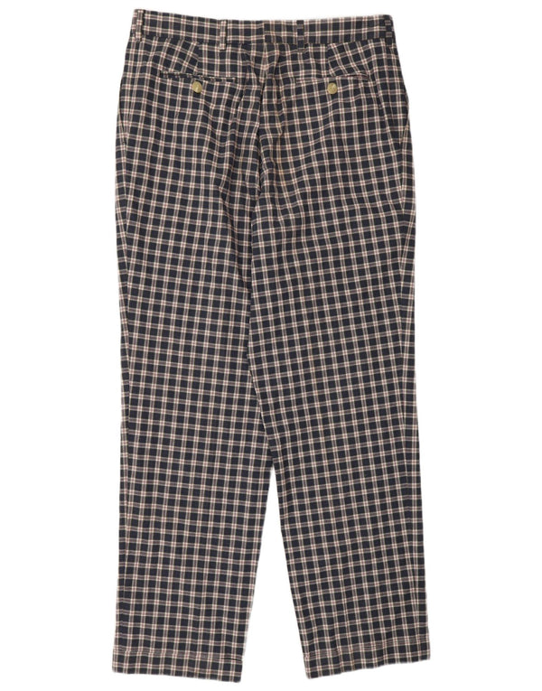 Lacoste Pantalon Chino Pegged Homme Taille 44 Large W34 L31 Bleu Marine Check