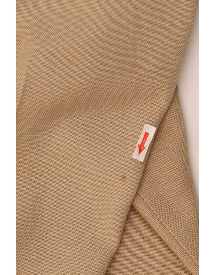 Farah Pantalon décontracté droit pour homme W34 L29 Beige Polyester