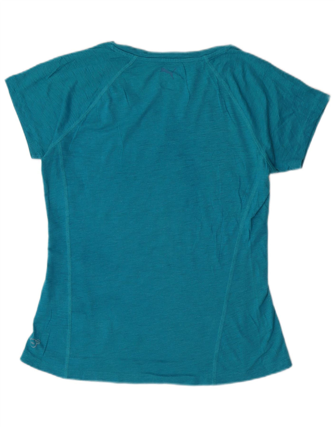Puma T-shirt pour femme en coton moucheté bleu moyen UK 12