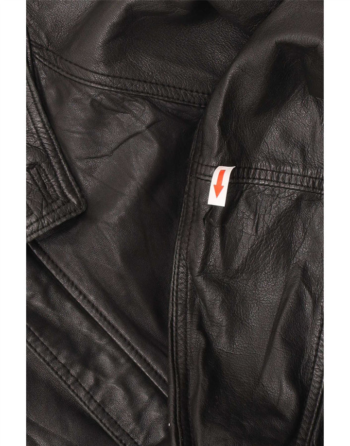Alta Moda Firenze Veste en cuir pour homme IT 56 3XL Noir