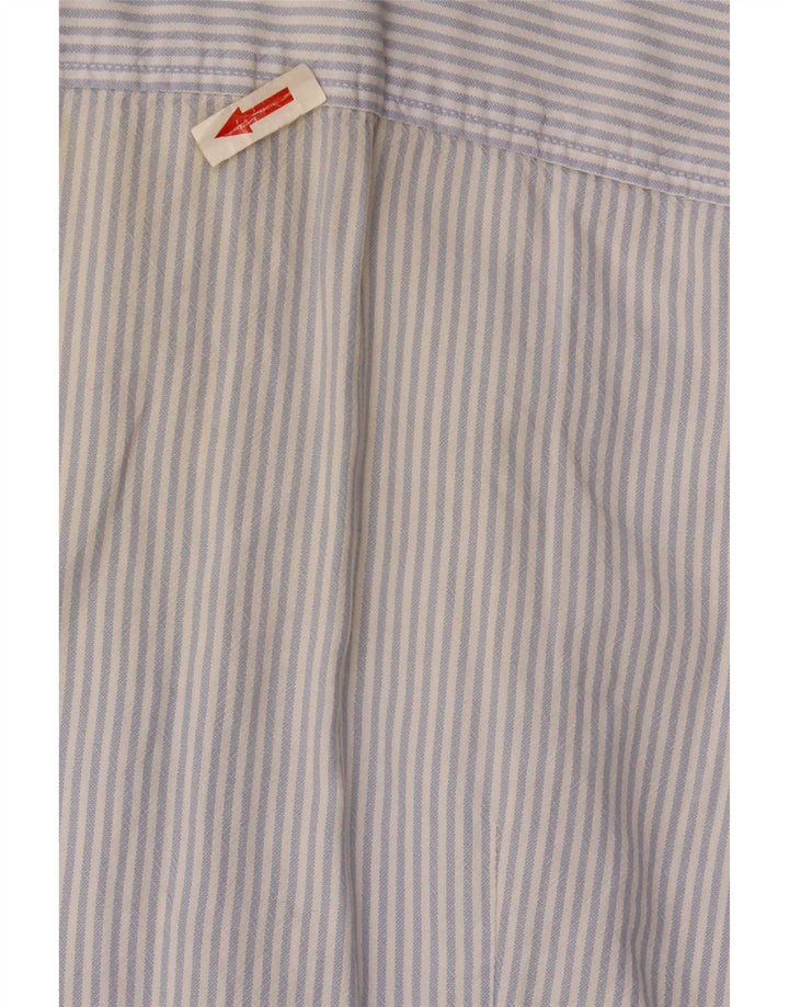 Tommy Hilfiger Chemise Femme US 6 Coton Bleu Moyen à Fines Rayures