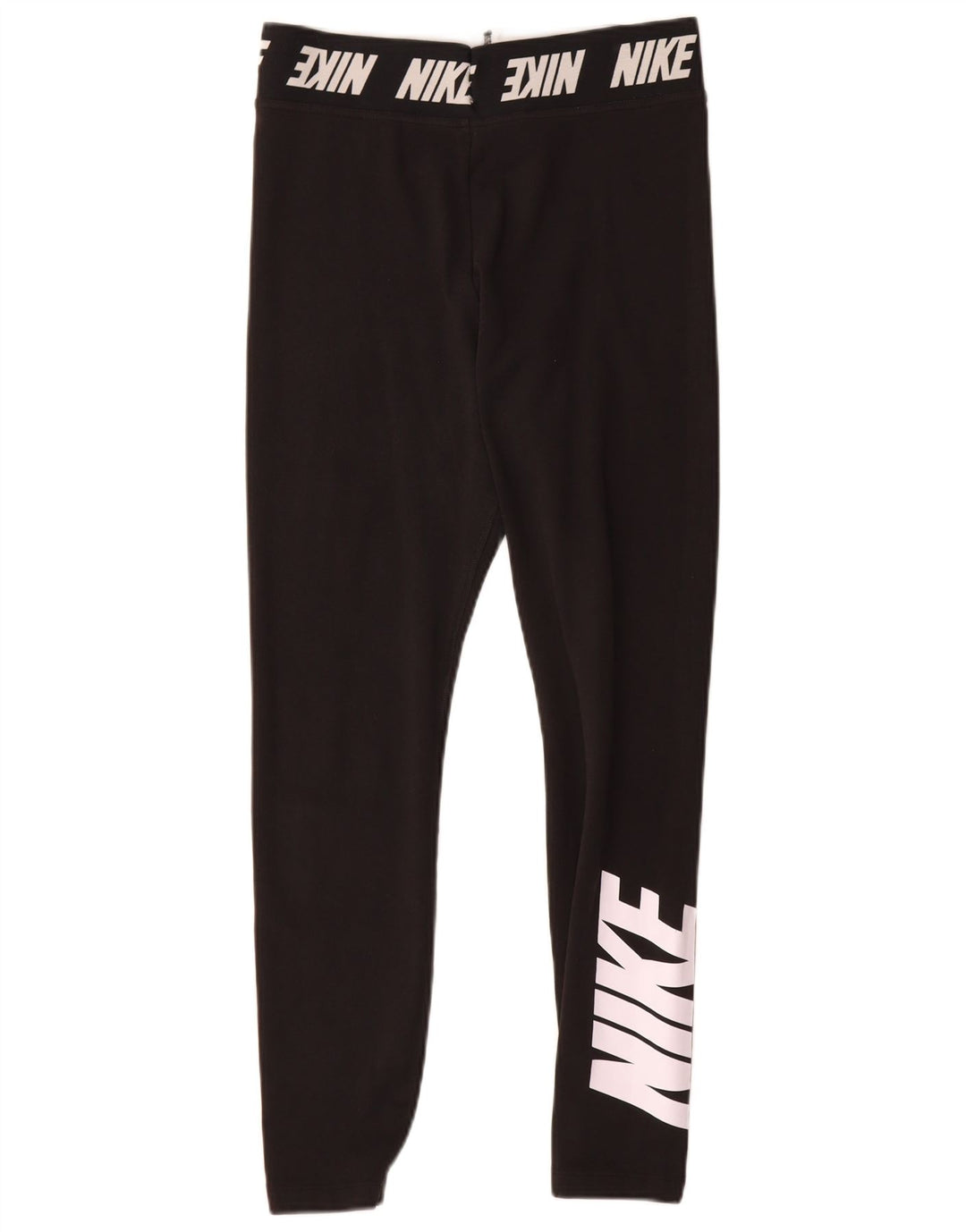 Nike Leggings graphiques pour femmes UK 12 coton noir moyen
