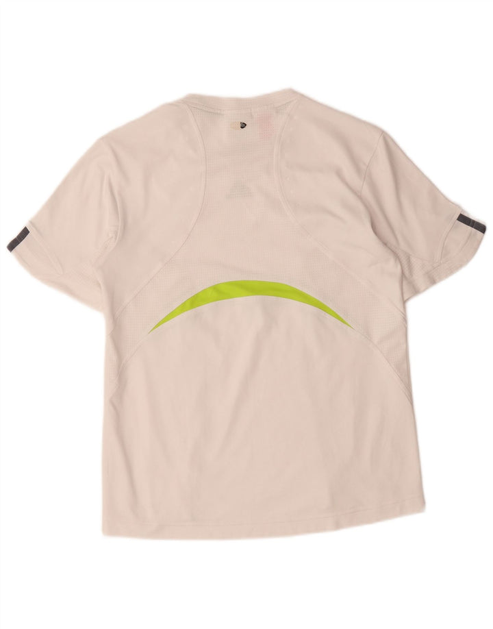 Adidas Garçon Climacool T-Shirt Top 13-14 ans Blanc Colorblock Polyester