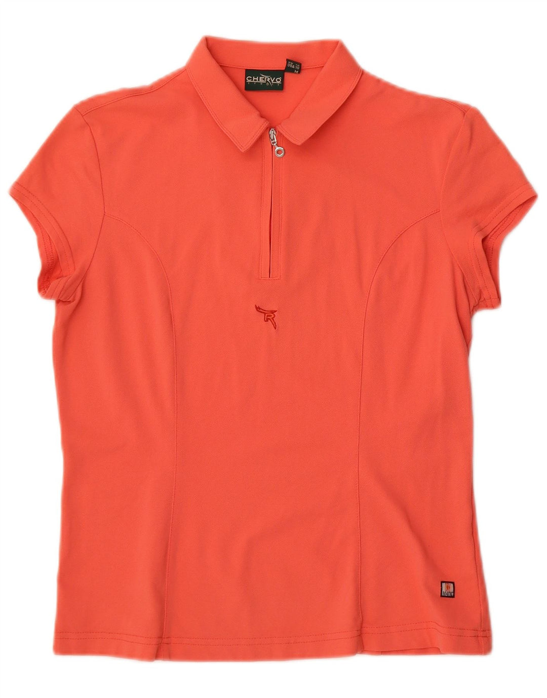 Chervo Polo Femme UK 12 Orange Moyen