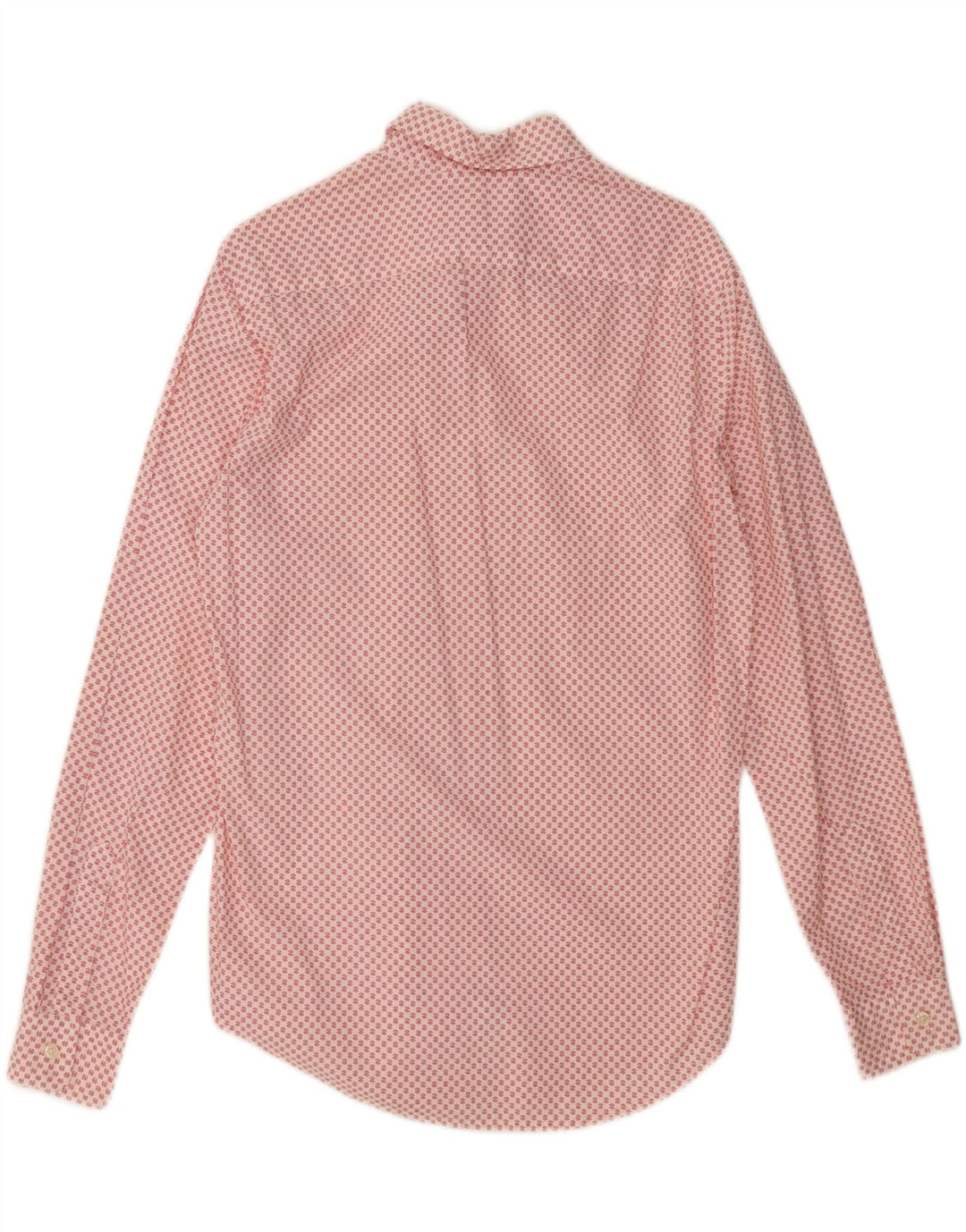 BENETTON Mens Shirt Medium Red Floral Cotton