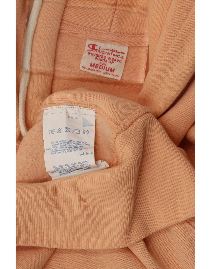 CHAMPION Pull à capuche pour homme en coton orange moyen