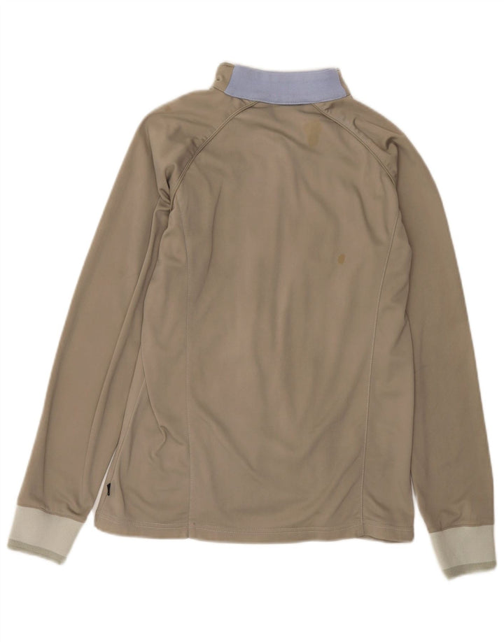 Asics Veste de survêtement pour femme UK 14 Medium Kaki Polyamide