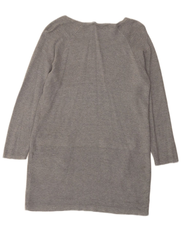 Marks & Spencer Robe pull surdimensionnée pour femme UK 10 Small Gris Viscose