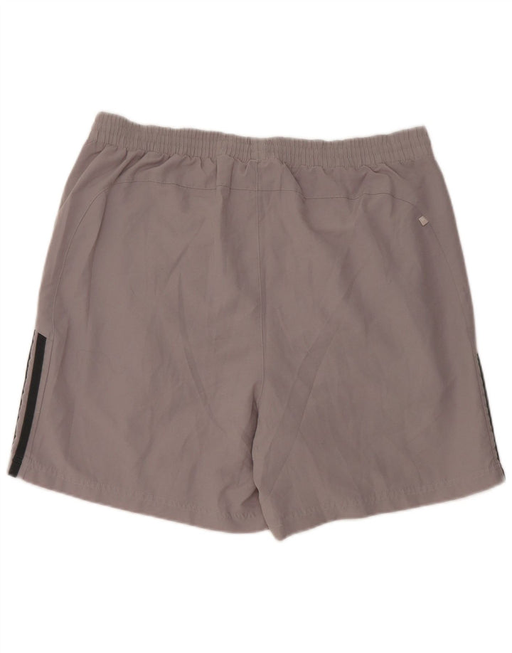 Adidas Short de sport homme gris moyen polyester