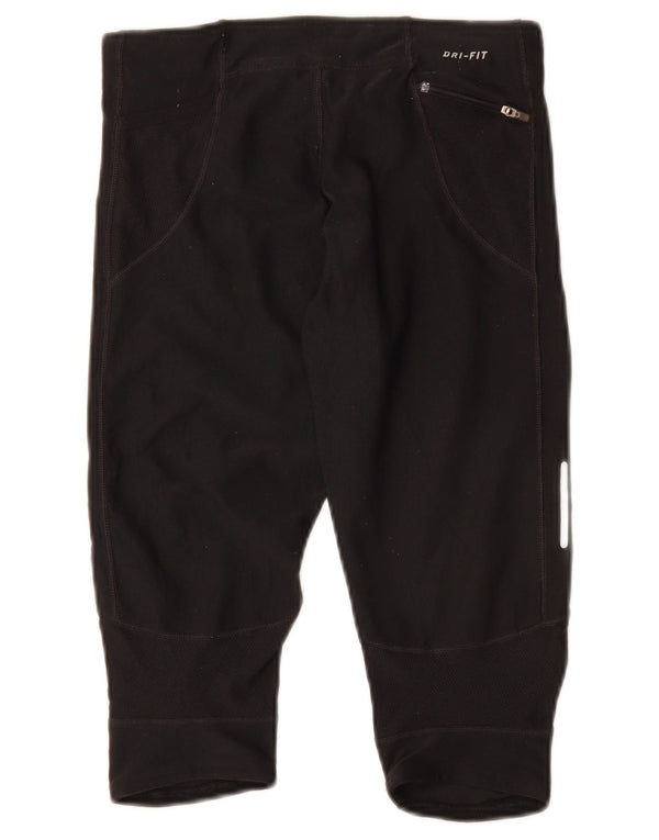 Nike Short de sport Dri Fit Bermuda pour femme UK 4 XS Noir Polyester
