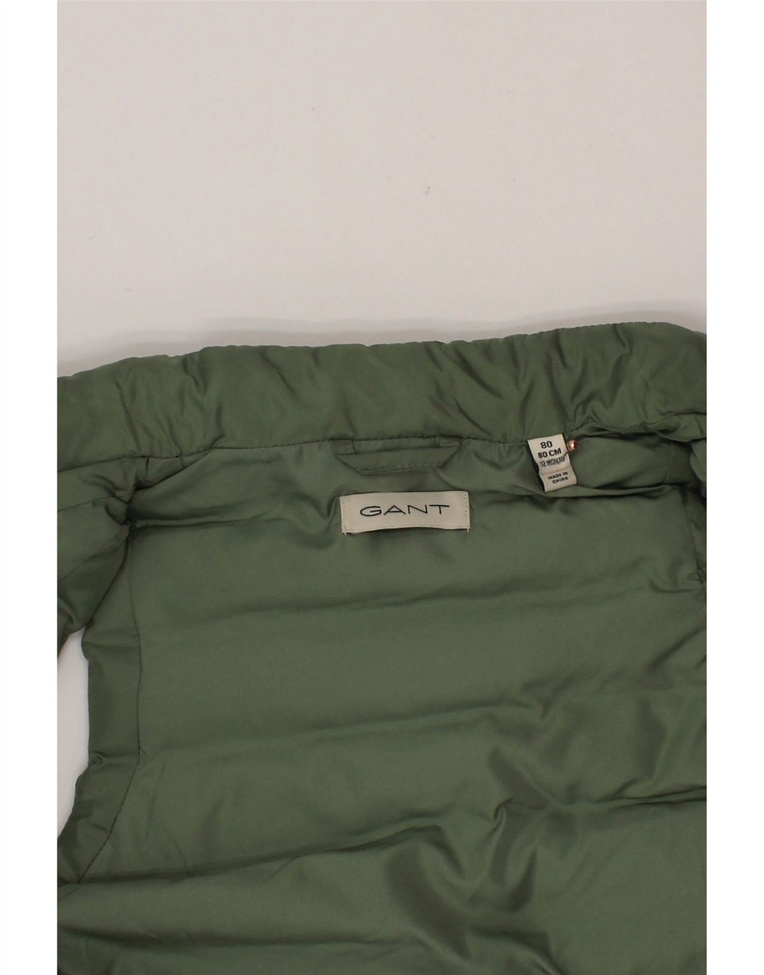 GANT Veste matelassée bébé fille 9-12 mois Vert Polyester