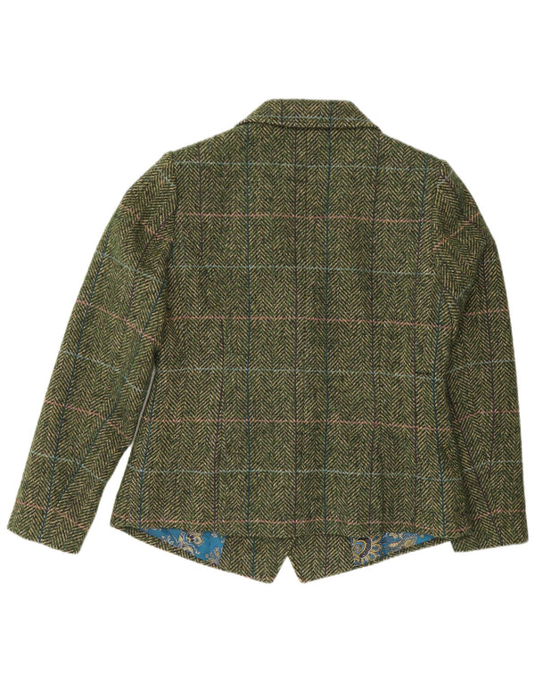 Joe Browns Veste blazer à 5 boutons pour femme UK 14 Grand pied-de-poule vert