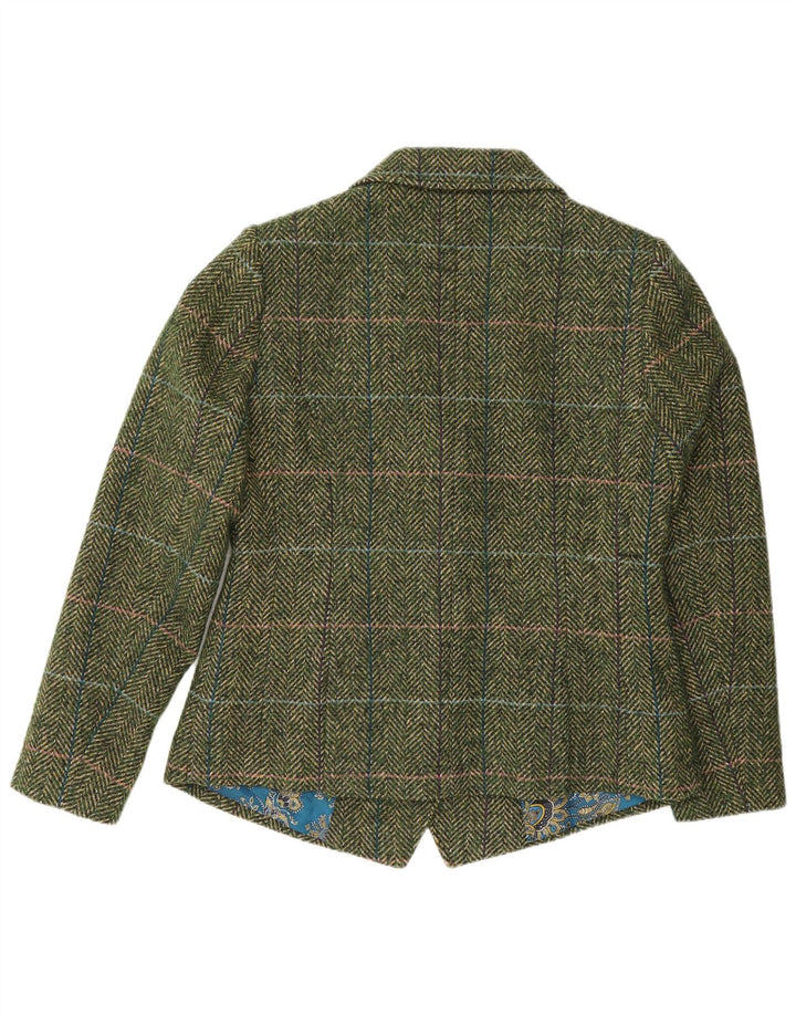 Joe Browns Veste blazer à 5 boutons pour femme UK 14 Grand pied-de-poule vert