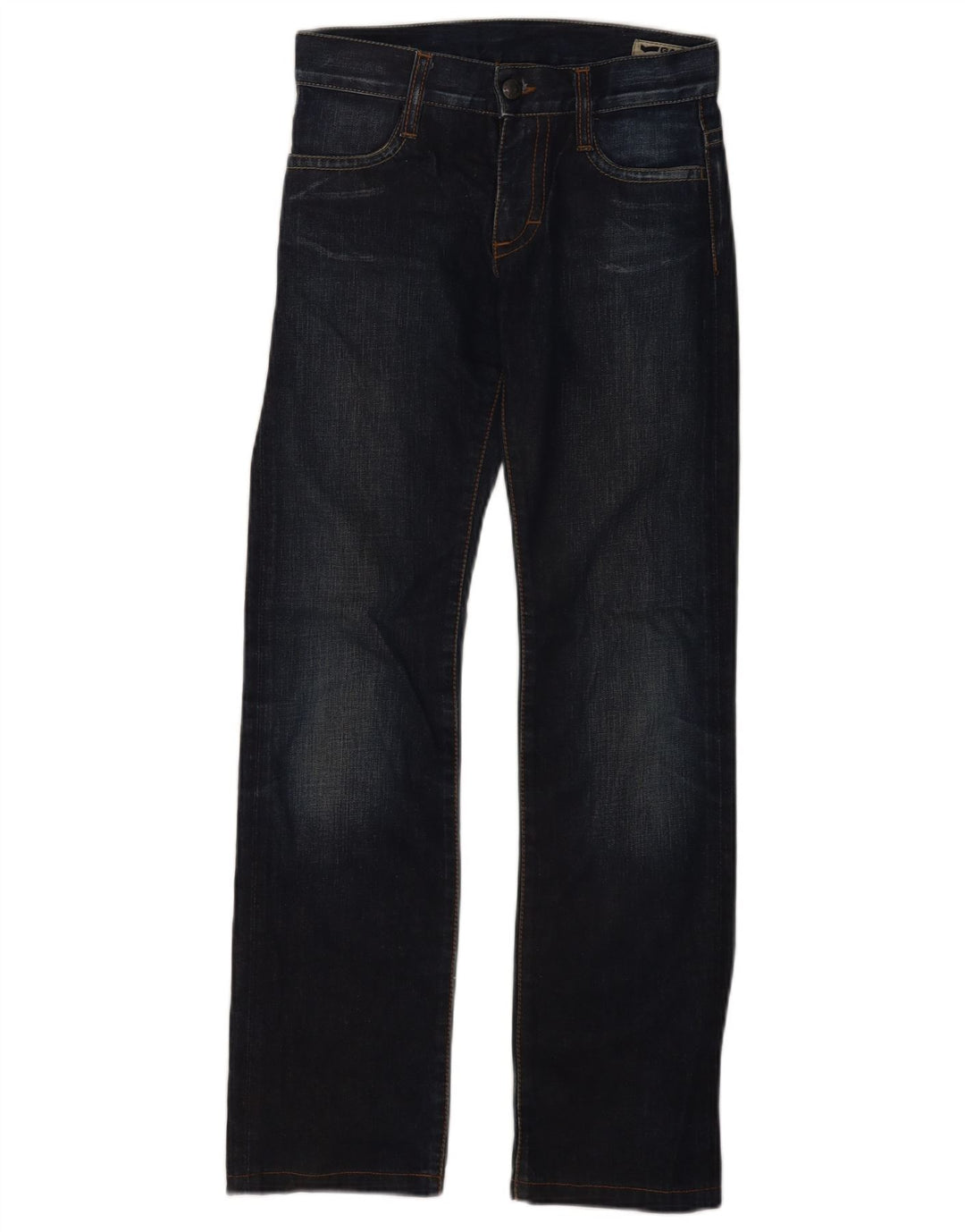 Gas Jean droit femme W25 L30 bleu coton