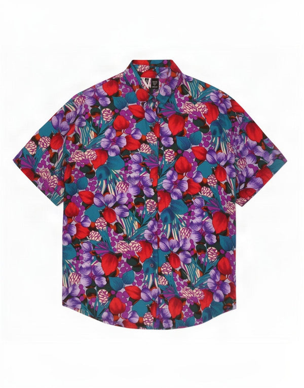 Paul Et Duffier Chemisier à manches courtes pour femme UK 16 Large Multicolore