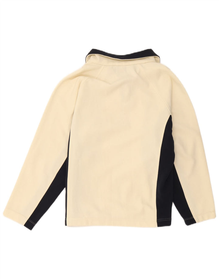 Kappa Veste de survêtement pour femme UK 18 XL Polyester color block blanc cassé