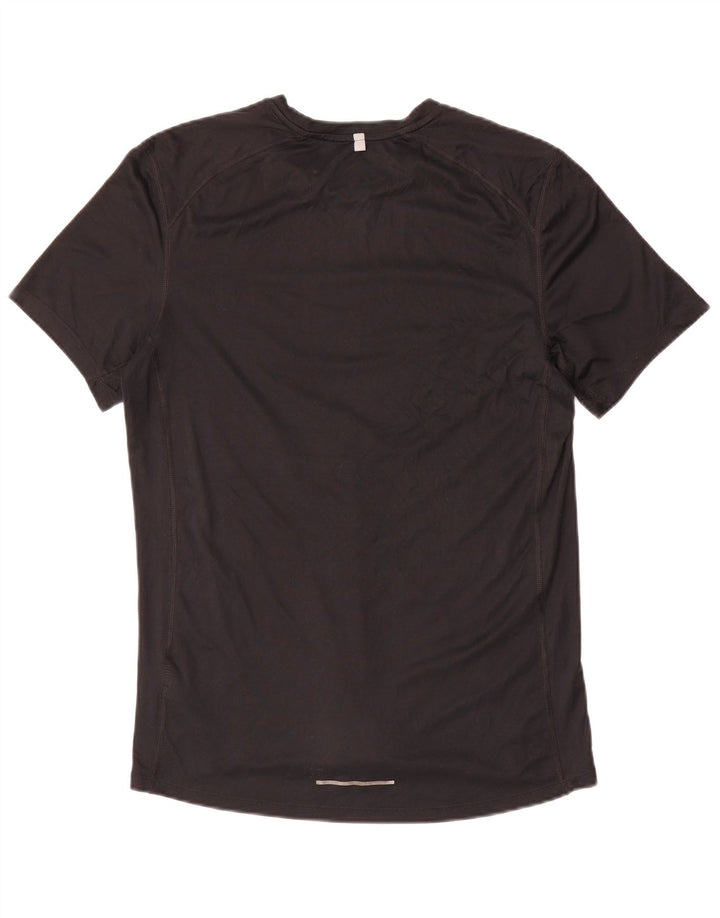 Nike Hommes Dri Fit T-Shirt Haut Noir Moyen Polyester