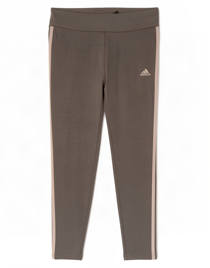 Adidas Climalite Leggings UK 12/14 Gris Moyen Femme