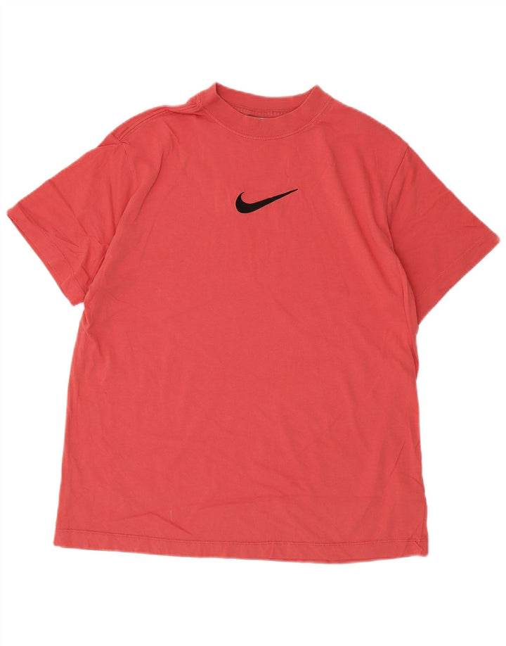 Nike T-Shirt Homme Rose Moyen Coton