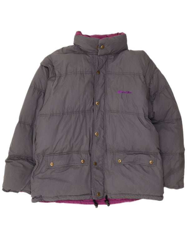 Lotto Veste matelassée réversible pour homme UK 42 XL Gris Polyester