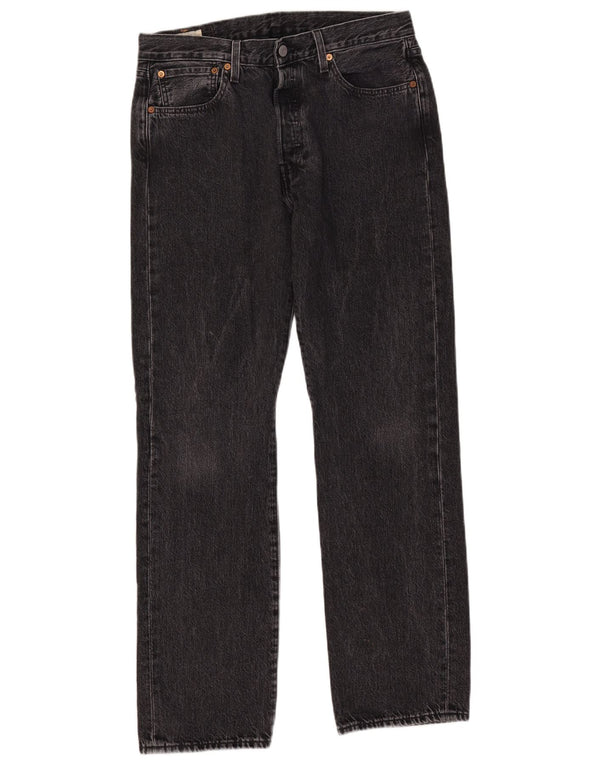 LEVI'S Jean Droit 501 Homme W32 L32 Gris Coton