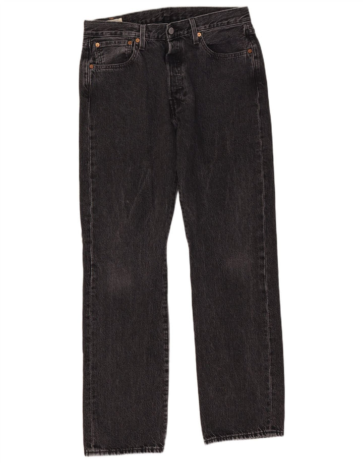 LEVI'S Jean Droit 501 Homme W32 L32 Gris Coton