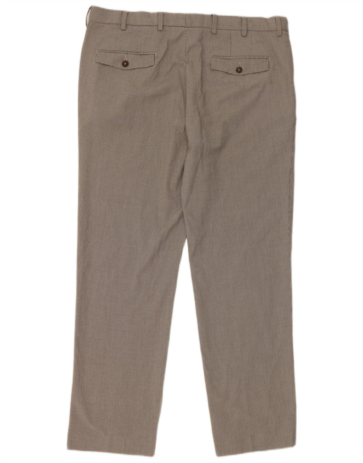 Marks & Spencer Pantalon de costume droit pour homme W38 L31 Gris pied-de-poule