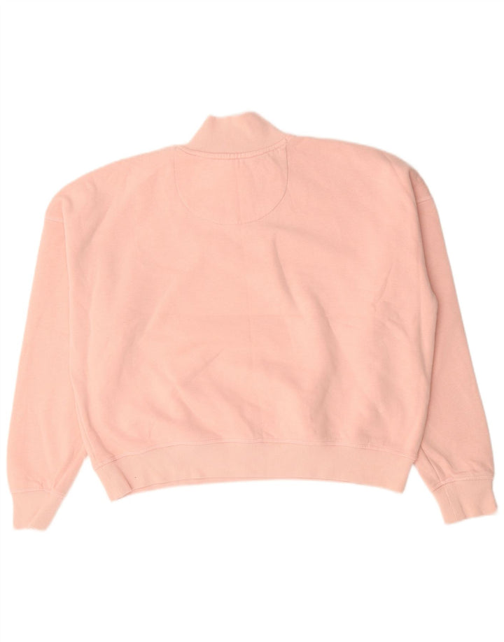 Jack Wills Sweat-shirt graphique surdimensionné pour femme UK 14 Large Rose