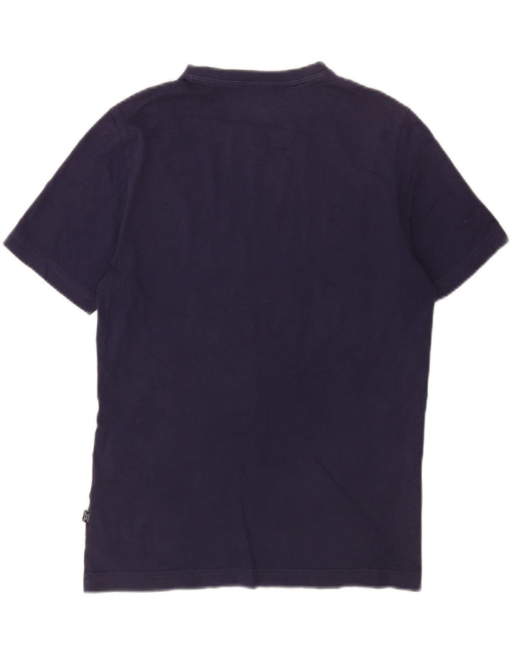 Puma T-Shirt Graphique Homme Petit Bleu Marine Coton