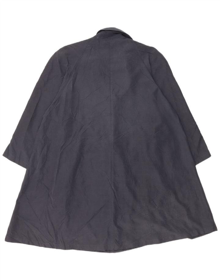 Luisa Spagnoli Trench surdimensionné pour femme UK 10 Petit Bleu Marine Polyester
