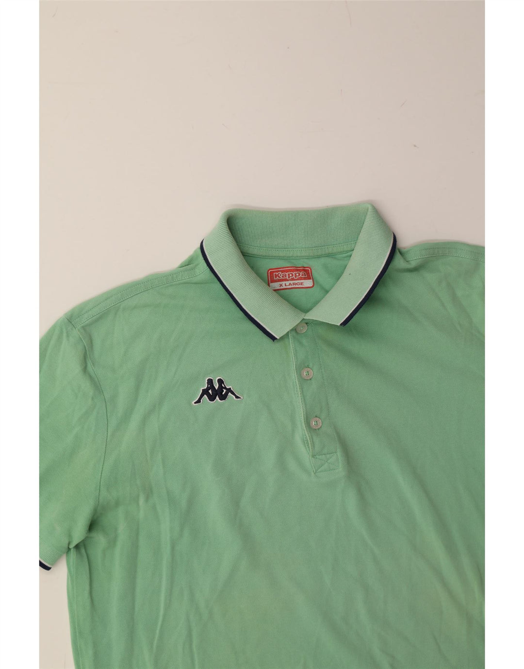 KAPPA Mens Polo Shirt XL Green Vintage Kappa and Second-Hand Kappa from Messina Hembry 