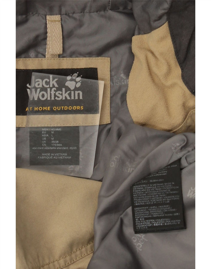 Jack Wolfskin Veste coupe-vent pour homme UK 36/38 Beige moyen Colourblock