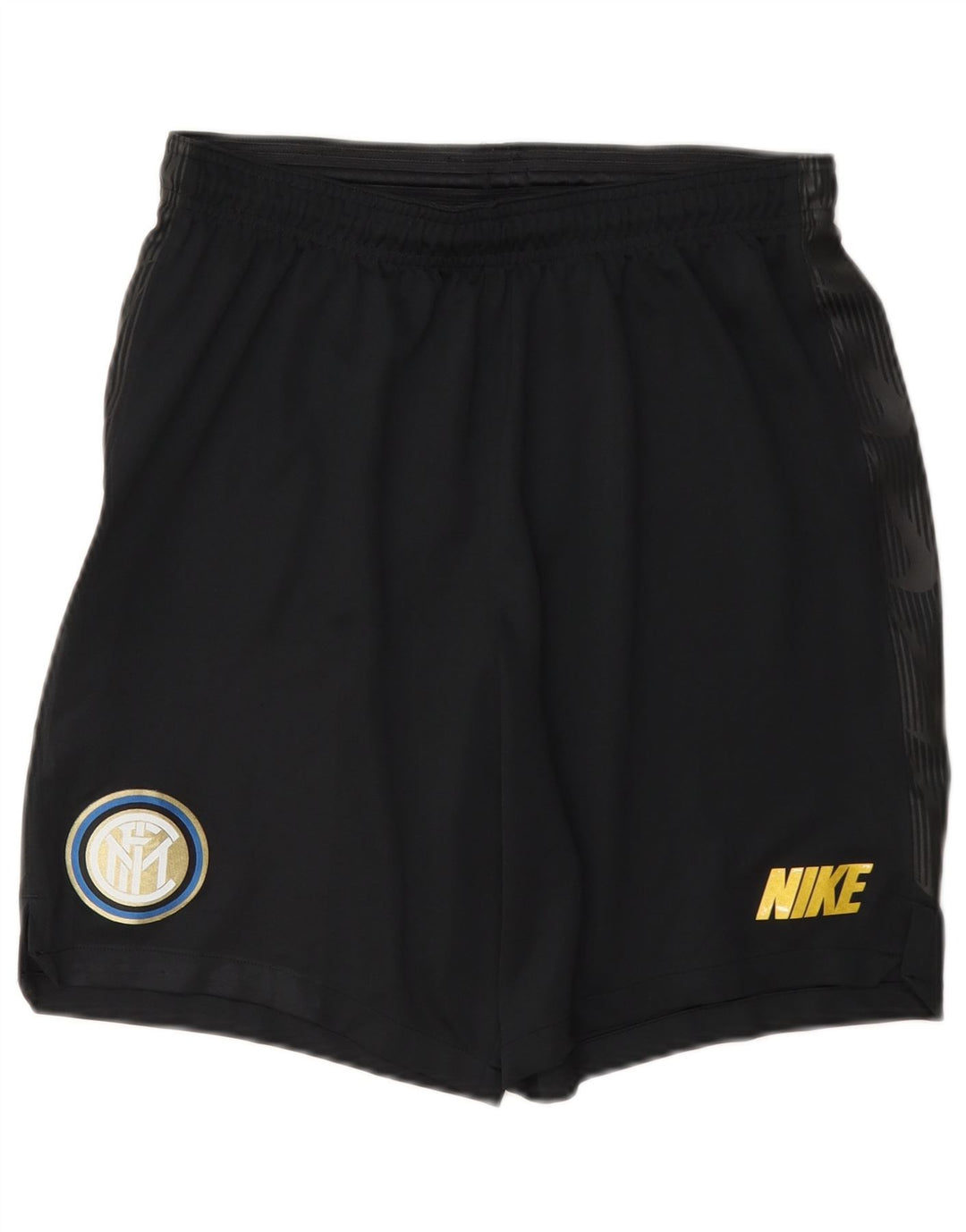 Nike Short de Sport Inter Milan Homme Noir Moyen Polyester