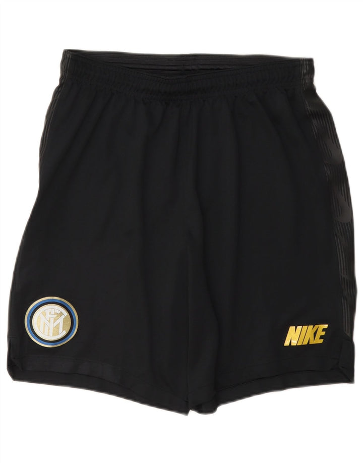 Nike Short de Sport Inter Milan Homme Noir Moyen Polyester