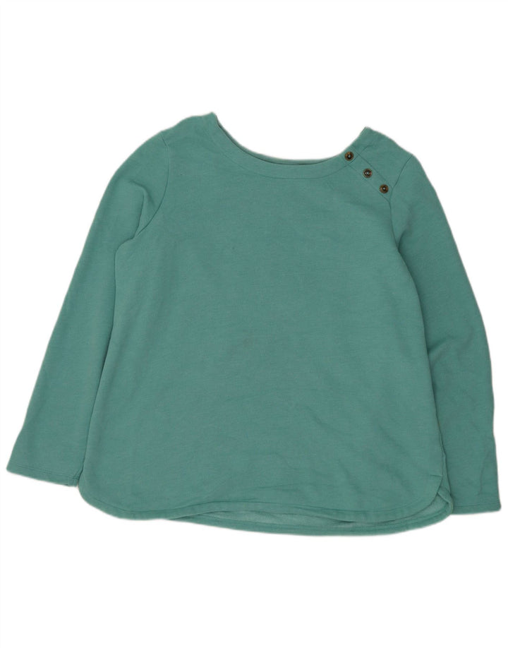 IZOD Sweat-shirt surdimensionné pour femme UK 18 XL Coton turquoise