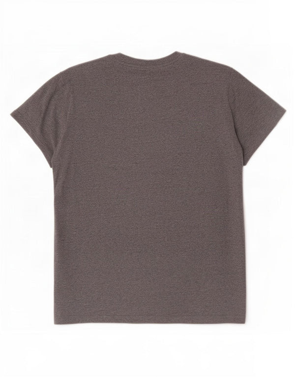 Superdry T-Shirt Graphique Homme Gris Moyen Moucheté Coton