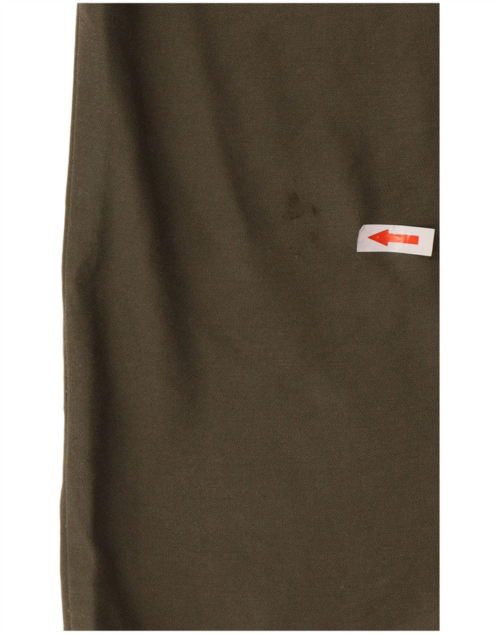 Chemise homme vintage Taille 43/44 XL Kaki Polyester