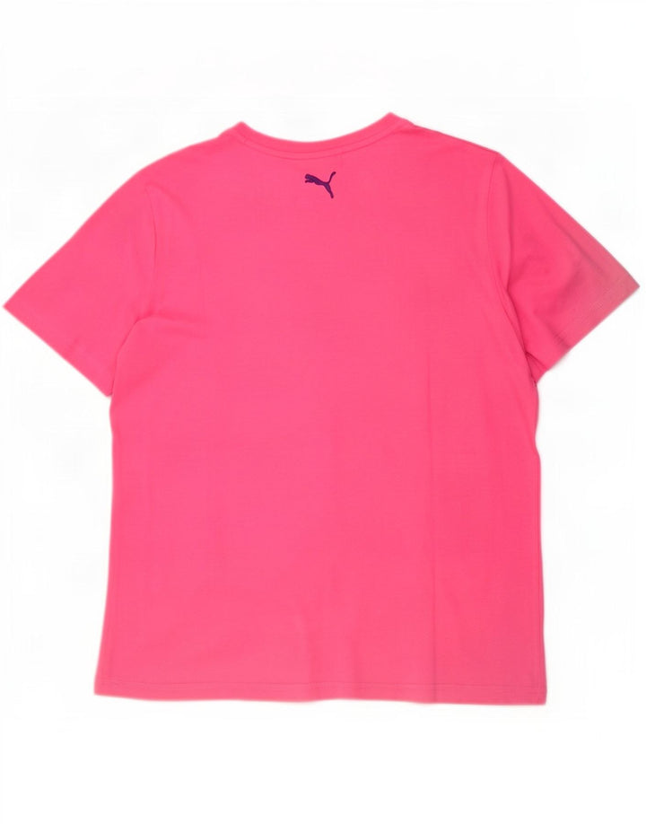 Puma T-shirt graphique pour homme Rose moyen