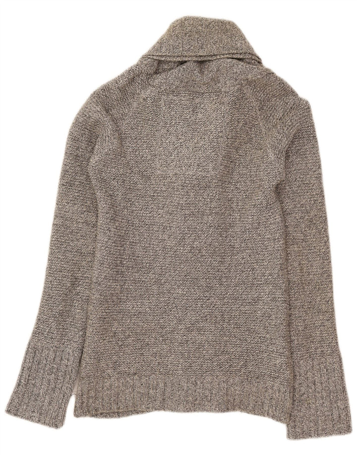 Superdry Cardigan Pull Gris Moyen Coton Homme