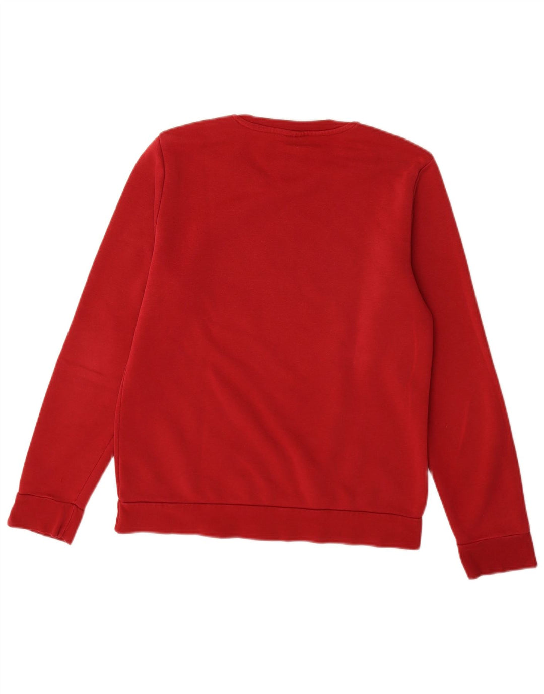Adidas Sweat-shirt graphique pour femme UK 12/14 Rouge moyen en coton