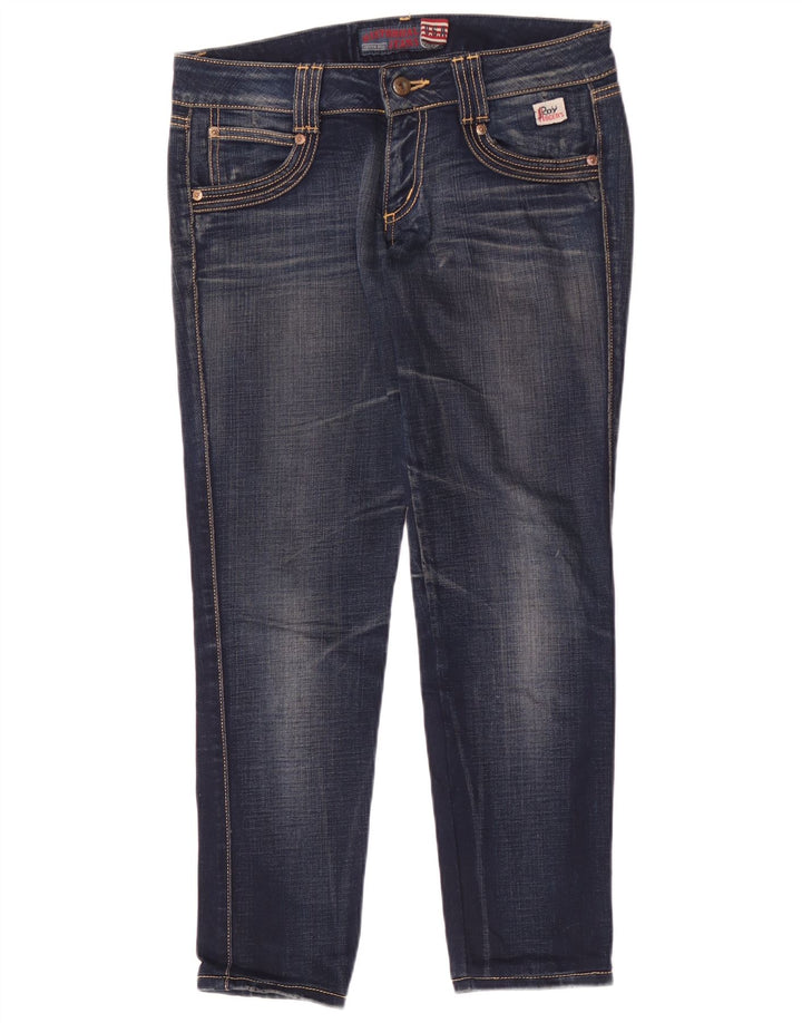 Roy Rogers Jean slim pour femme IT 42 Medium W28 L28 Bleu