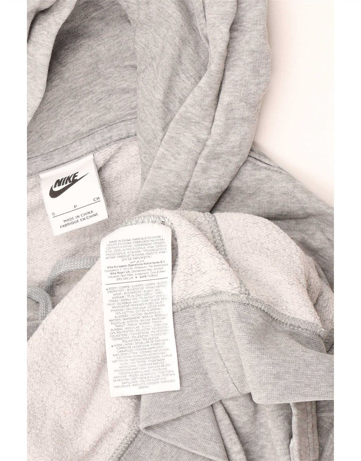 Nike Pull à capuche graphique coupe régulière pour homme, petit, gris, coton