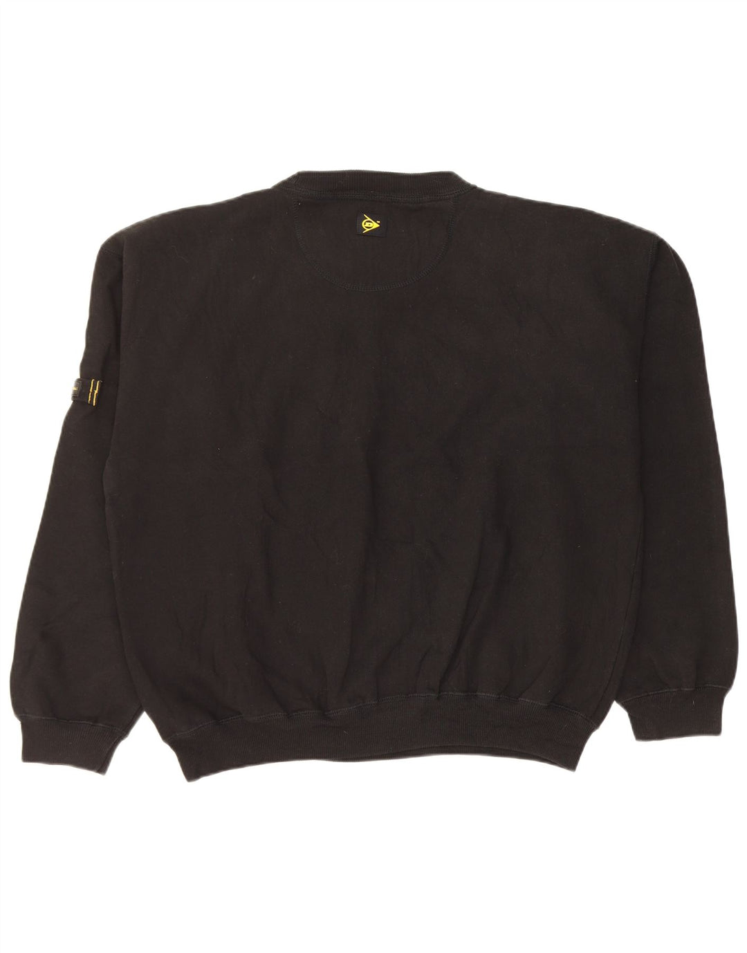 Dunlop Homme Graphic Sweatshirt Jumper XL Noir Coton