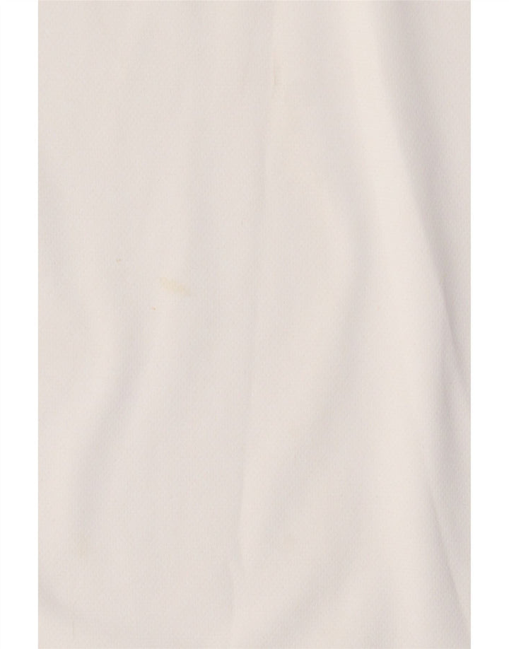 Adidas Hommes Climacool Polo Petit Blanc Polyester