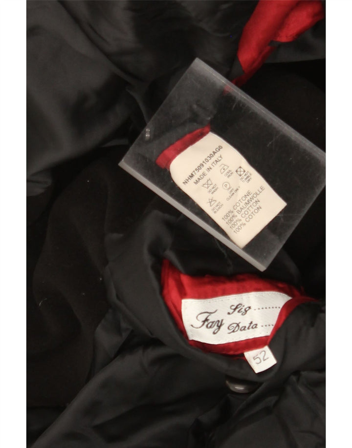 Fay Veste Blazer 3 Boutons Homme IT 52 XL Coton Noir